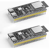 2 Pack ESP32-S3 N16R8 Development Board, 16MB Flash 8MB PSRAM | 8MB PSRAM, Dual USB-C And OTA Support, Compatible With Arduino IDE, ESP-IDF And MicroPython