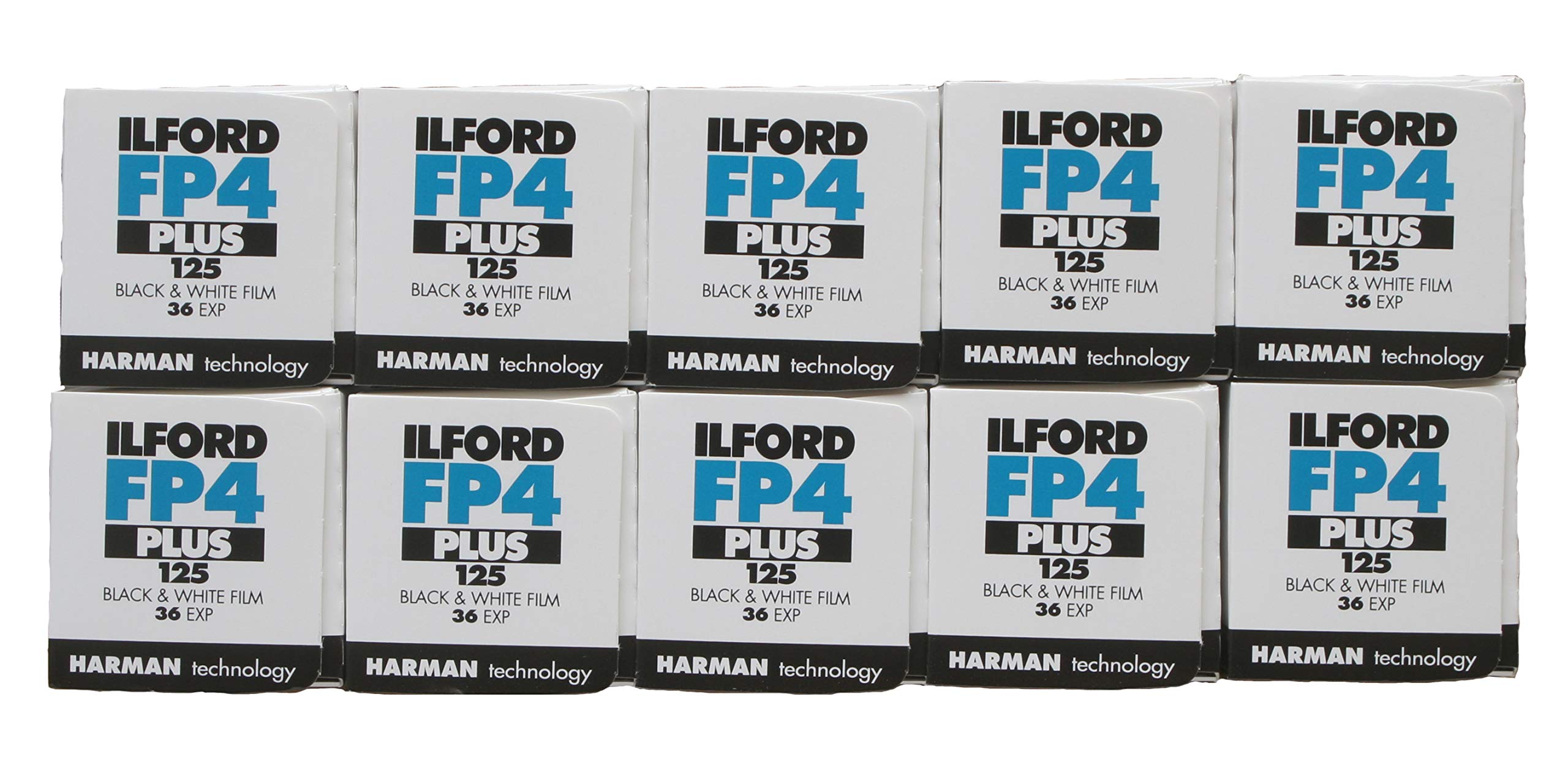 Ilford Black & White Film FP4+, 36 exposures multipack of 10