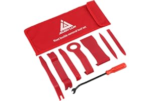 JOJOY LUX Pack of 8 Auto Trim Removal Tool Set for Car Audio Dash Door Panel Window Molding Fastener Remover Tool Kit with Storage Bag