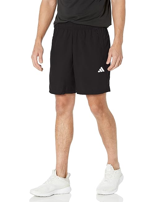 adidas Men's Essentials Woven Training Shorts, Black/White, XX-Large/7" Inseam