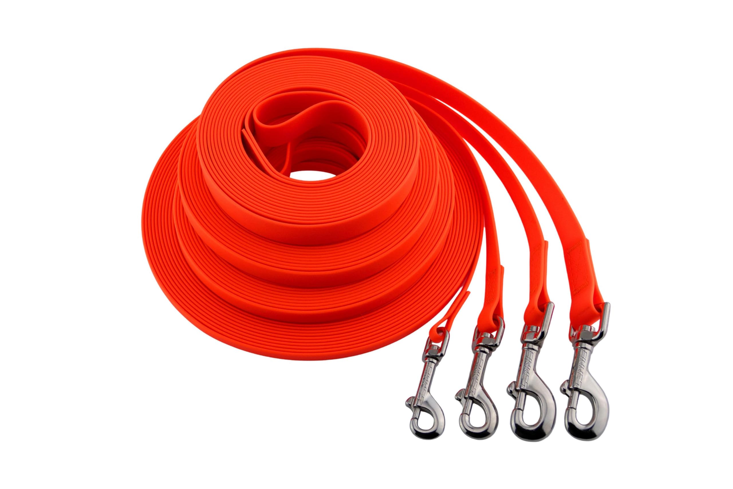 EasyCare Recall Lead 20 mm (3-20 m, 4 Colours, with Hand Loop, Waterproof and Easy-Care with PVC Coating)