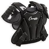 Champion Sports Umpire Chest Protector: 3 Millimeter Molded Plate Armor Style Softball &amp; Baseball Chest Protector - 13" - Black