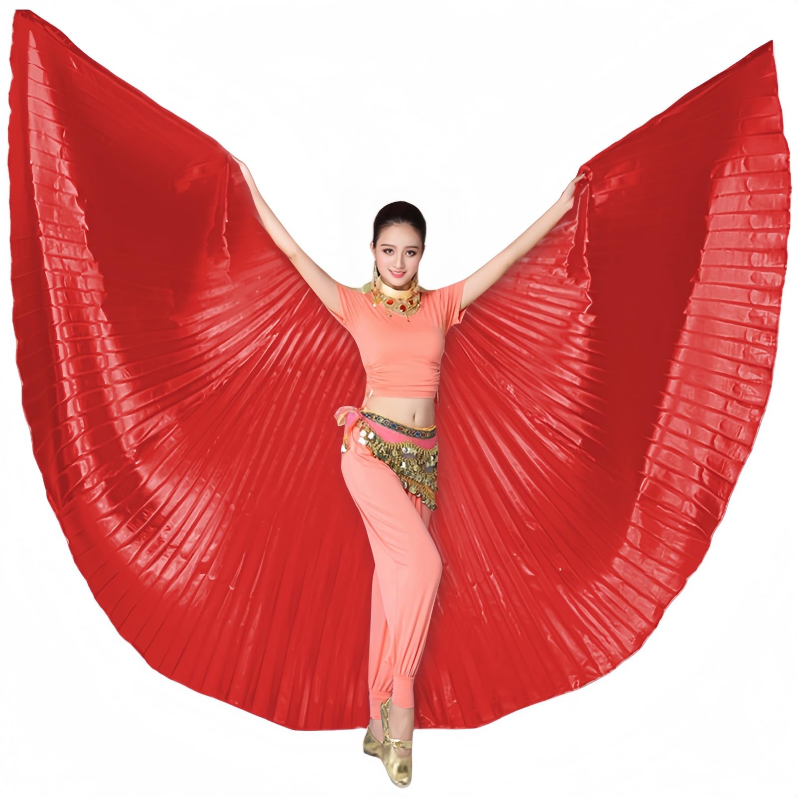 Lauthen.S Belly Dance Isis Wings with Sticks Women