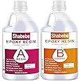 Epoxy Resin, 1Gallon Resin Kit, Epoxy Resin Crystal Clear, Not Yellowing and No Bubble Self Leveling Easy Mix 1:1 Casting & Coating for DIY Jewelry Making of The Art Resin & Epoxy Resin (128oz)