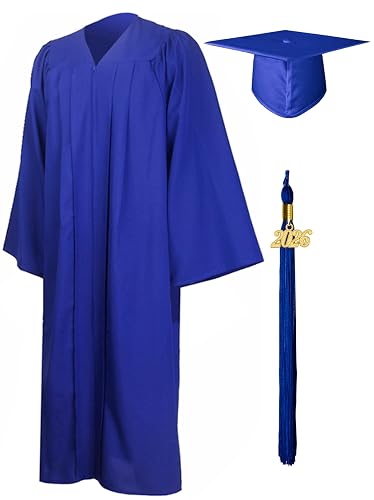 GraduationMall Matte Graduation Gown Cap Tassel Set 2026 for High ...