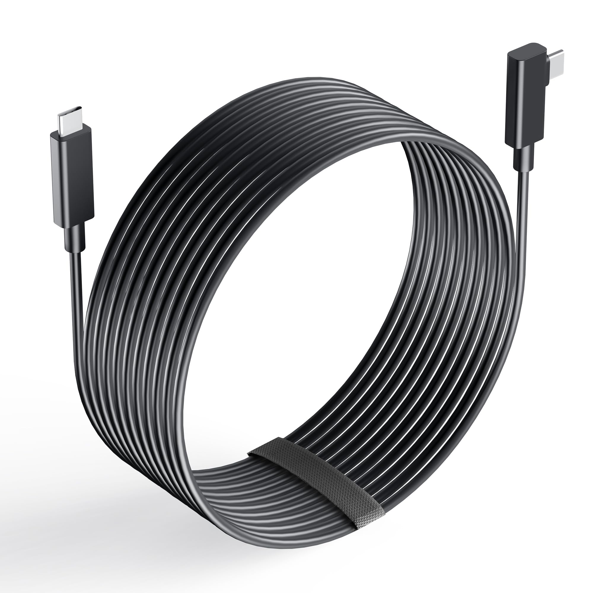 Fiber Optic Link Cable 16FT for Meta Quest 3S/Quest 3/Oculus Quest 2/Pro to PC VR, USB 3.1 Type C to C for Playing PC/Steam VR, High Speed Data Cable Without Frame Drops, with Charging from Computer