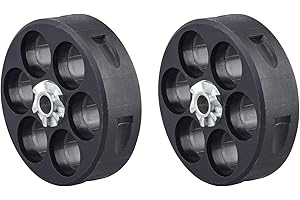 T4E - TR50 Rotary Magazine - 6 RDS - Black (2pk)