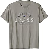 Houston, Texas, Arch Distressed, Retro T-Shirt