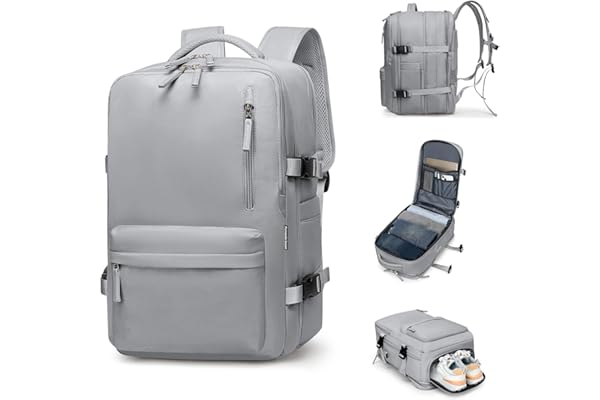 Romantic Crown Mochila de Viagem Expansivel Avião Grande Feminina,Mochila Executiva Masculina Impermeável Reforçada para Note