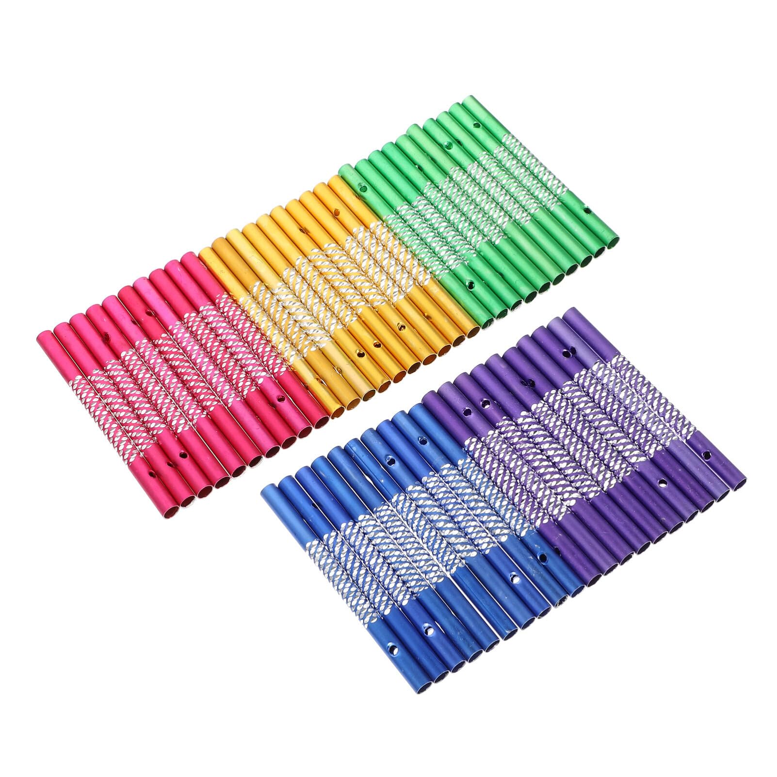 JOINPAYA 50pcs Wind Chime Replacement Tubes: DIY Wind Chime Tubes Parts Making s Colorful Windchimes Kit for Art Crafts