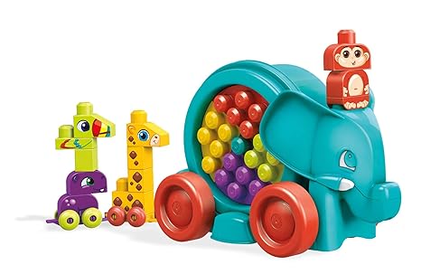 Mega Bloks FFG21 Lustige Elefantenparade, Mehrfarbig