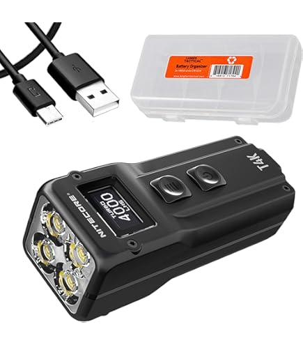 5000ルーメン NiteLab UHi 40 Max LED 充電式懐中電灯 Nitecore EDC35 High Power 5000 lumens NiteLab UHi 40 Max LED