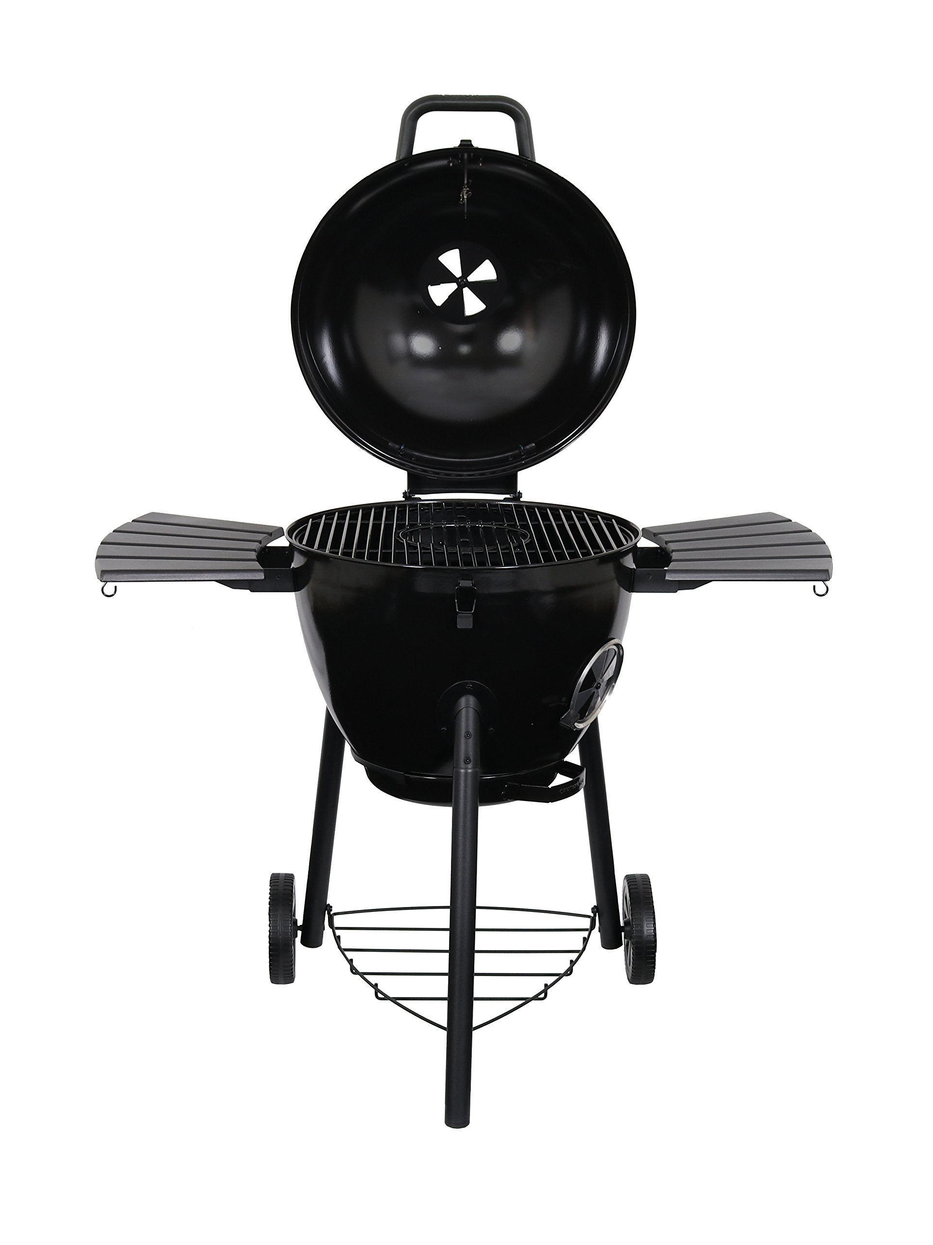 coyote natural gas grills on Char Griller E4822 Premium Black Kettle Charcoal Grill Grill Smoker Lord Of The Grills