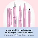 LAMY Safari Lightrose Fountain Pen EF Nib Ergonomic Grip Blue T10 Cart Included view 7