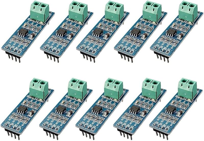 Fasizi 10pcs MAX485 RS485 Module TTL to RS-485 MCU Development Board 5V
