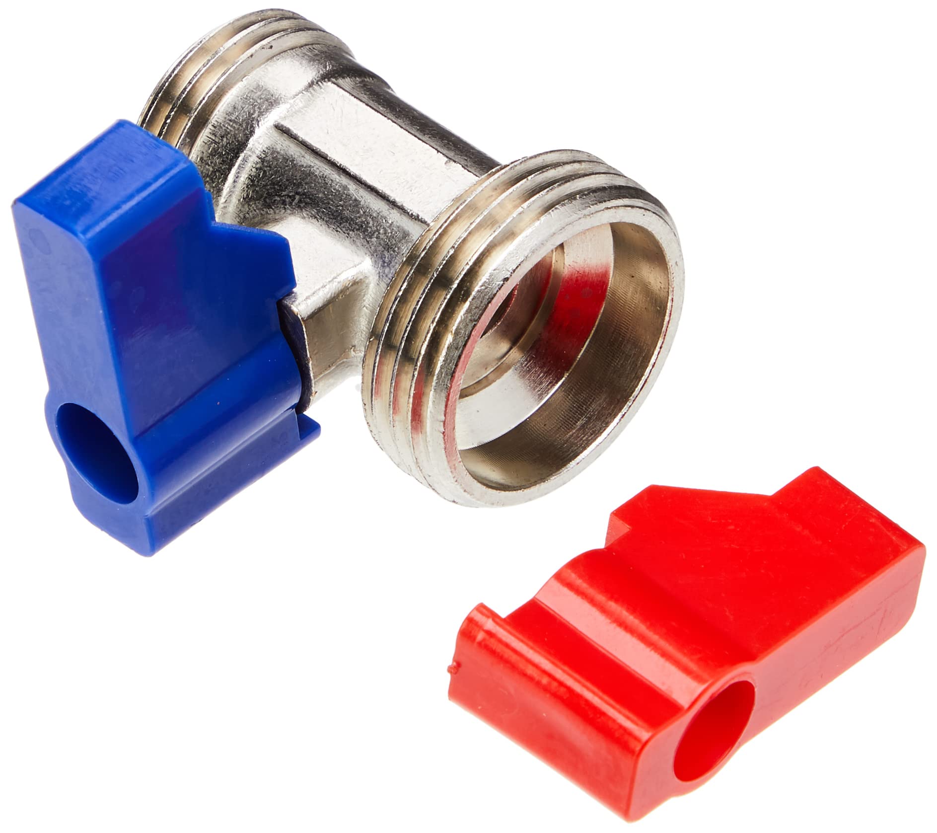 Plumb Pak PK890AMZ Washing Machine/Dishwasher Tap Straight Connector, Red, 1 - Pack