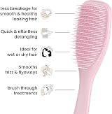 Tangle Teezer Ultimate Detangler Hairbrush Millennial Pink for Wet & Dry Hair view 5