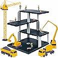 iPlay, iLearn Construction Building Scene Toy, Kids Learning Educational STEM Engineering Building Floor Set, Creative Birthday DIY Play Stocking Gift 3 4 5 6 7 Year Boy Girl (Only Includes Structure)
