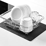KitchenRaku Draining Board Mats 40x30CM Super Absorbent Non Slip Backed view 4