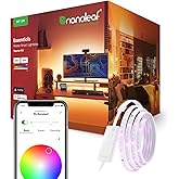 Nanoleaf Essentials Matter Bluetooth & Thread Smart LED Lightstrip 80" Smarter Kit (2m) - RGB & Whites, Controller, App & Voi