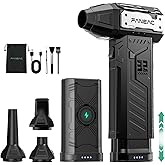 FANEAC X305 Compressed Air Duster with Extra Removeable Battery, 3-Speed Adjustable & 4 Nozzles, Ultra-Powerful 32mm 150,000 RPM BLDC, for Keyboard, Computer, House Cleaning