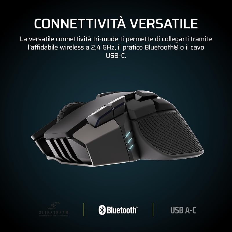 IRONCLAW WIRELESS SE (2026) Mouse Da Gioco – Nero