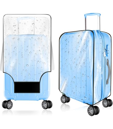 Fundas Equipaje PVC 3 Tamaños - 20+24+28 Pulgadas | Transparentes E Impermeables