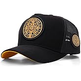 Sacudido's | Trucker Cap Saint Benedict - Snapback Hats, Adjustable, Unisex, Great for Hunting