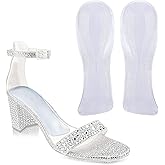 Heel Inserts for Women - Weight Shifting Insoles for High Heels, Gel Inserts Comfort Pads for Foot Pain Relief (Small - US 6-7.5 Women Shoes)