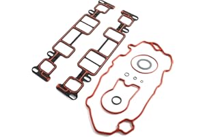 PUENGSI Intake Manifold Gasket Set Replacement MS95817 12550026 Compatible with Chevrolet Astro, Blazer, Silverado, Express 1500 2500, Oldsmobile Bravada, GMC Sierra, Savana 4.3L