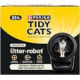 Purina Tidy Cats Cat Litter for Litter-Robot Clumping Cat Litter Odor Control Formula - 22 lb. Box