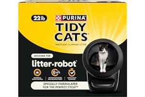 Purina Tidy Cats Cat Litter for Litter-Robot Clumping Cat Litter Odor Control Formula - 22 lb. Box