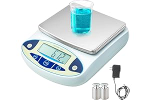 CXRCY Lab Scale 6000g x 0.01g Digital Precision Analytical Balance- Gram Scale 10mg High Precision with 11 Unit Conversion Electronic Balance Digital Scientific Scale