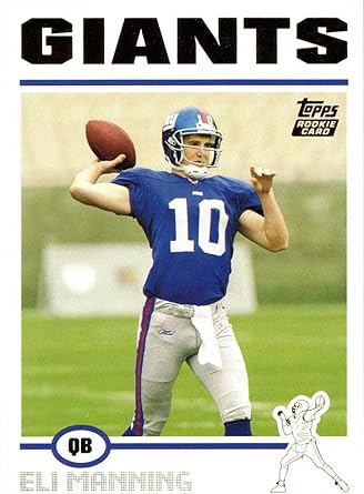 eli manning jersey card