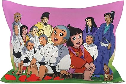Amazon 一休さん 6 枕カバーかわいいアニメーションキャラクターファッショピローケース品質抗菌デオドラント通気性速乾性洗える 50x66cm 枕カバー ピローケース オンライン通販