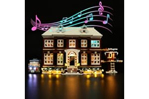BrickBling LED Lighting Compatible with Lego Home Alone 21330 Building Kit, Sound Version Light Compatible with Lego 21330, P