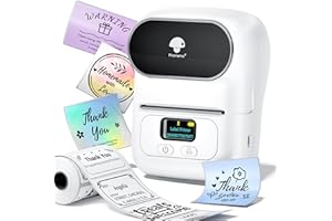 Phomemo M110 Label Makers - Portable Bluetooth Thermal Label Maker Machine,Label Printer for Barcode, Clothing, Jewelry, Reta