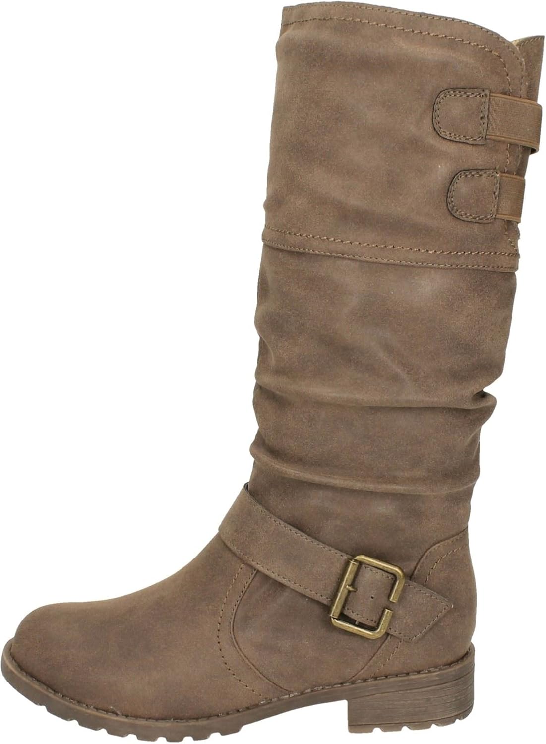 ladies calf length boots