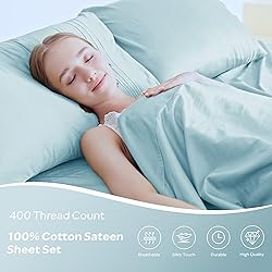 JELLYMONI 400 Thread Count 100% Cotton Sheet