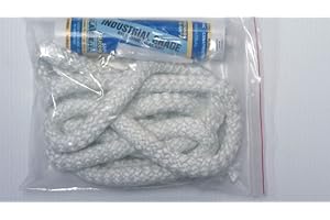 Gaskets Inc. Earth Outdoor Wood Boiler, Door Seal Kit, W/(10') 3/4" Rope (1) Silicone.