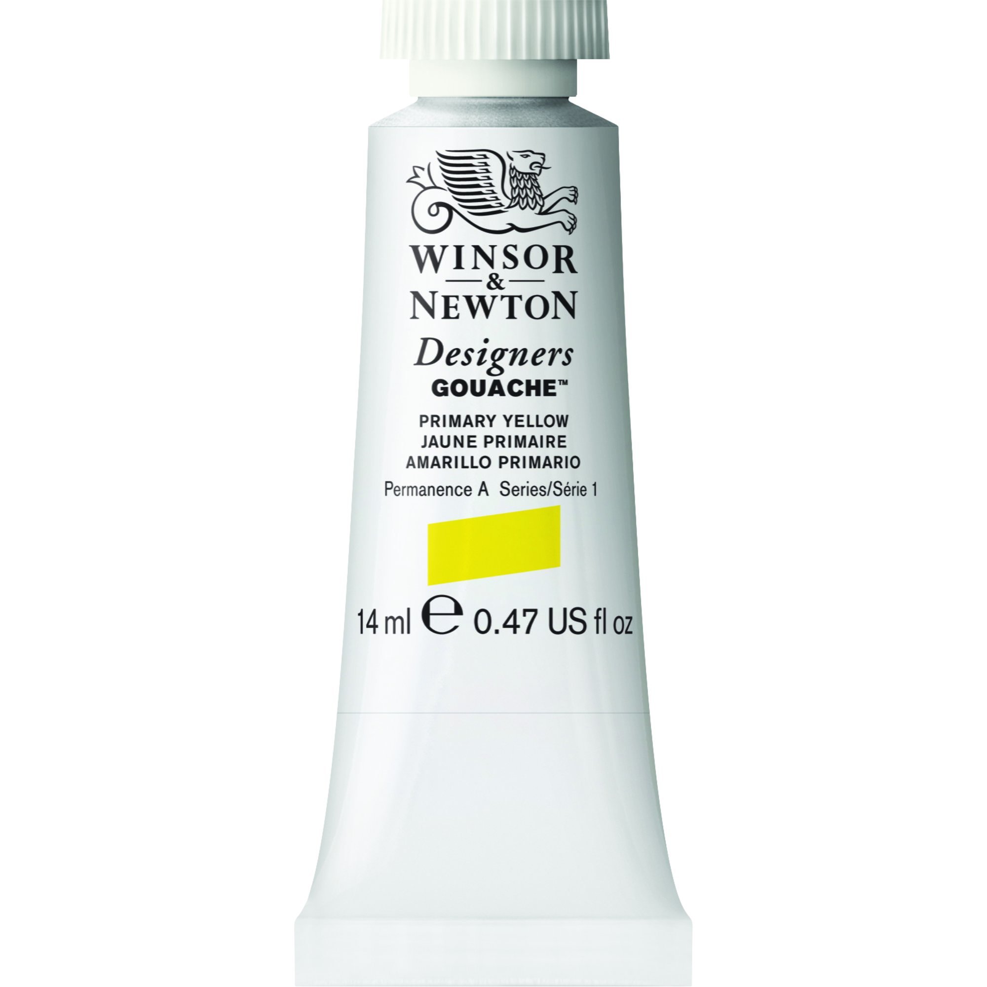 Winsor & Newton 14ml Designers Gouache Tube - Primary Yellow