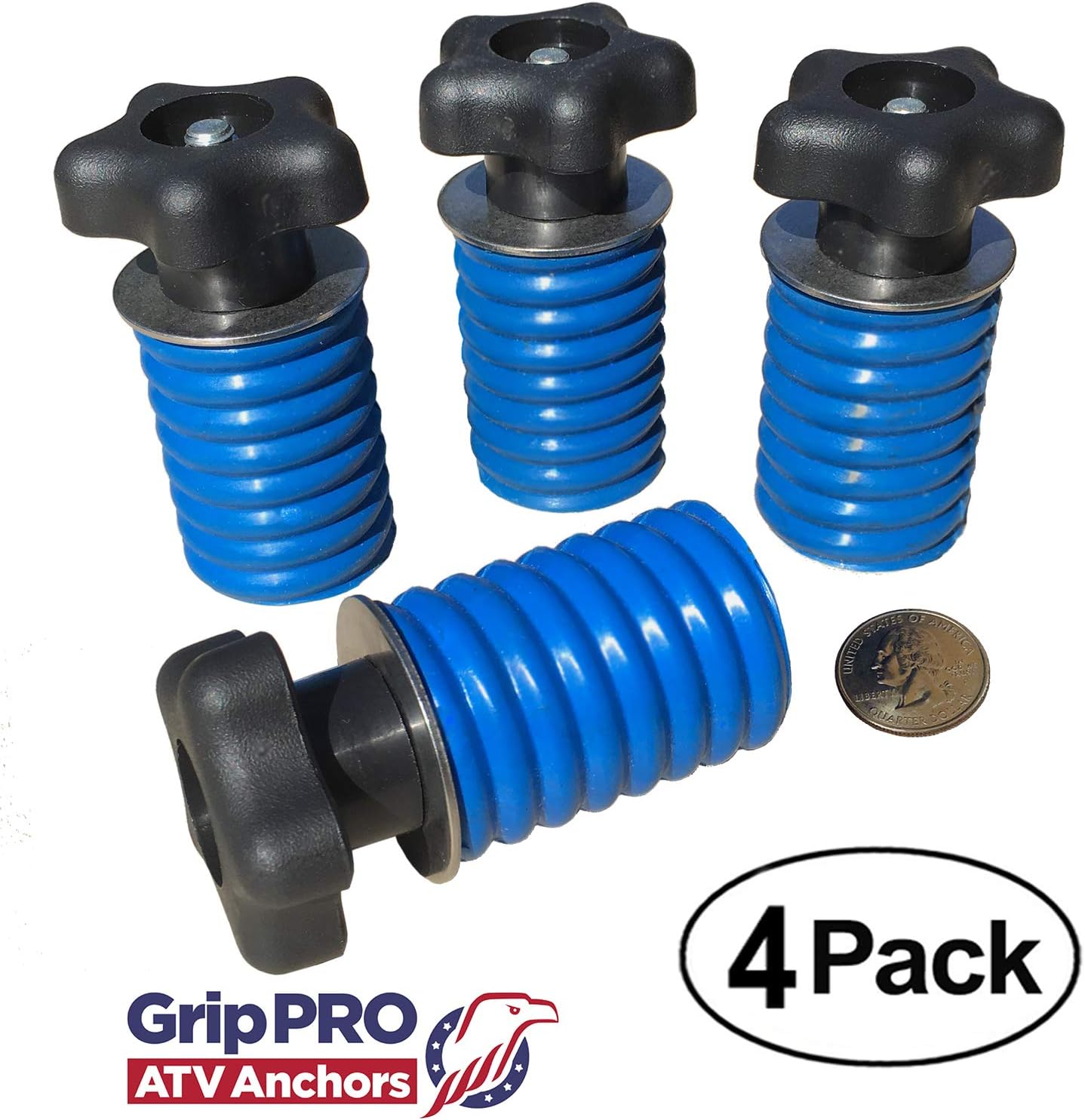 GripPRO ATV Anchors to fit Polaris Ranger Lock & Ride Knob Tie Down