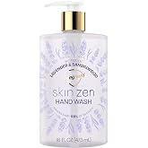Safeguard Liquid Hand Soap, Skin Zen, Washes Away 99% Bacteria, Made with Natural Moisturizers &amp; 2X Skin Conditioners, Safeguarding Families, PH Balanced Formula, Lavender &amp; Sandalwood Scent, 16 oz