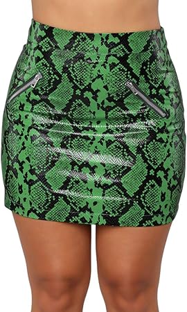 snakeskin skirt amazon