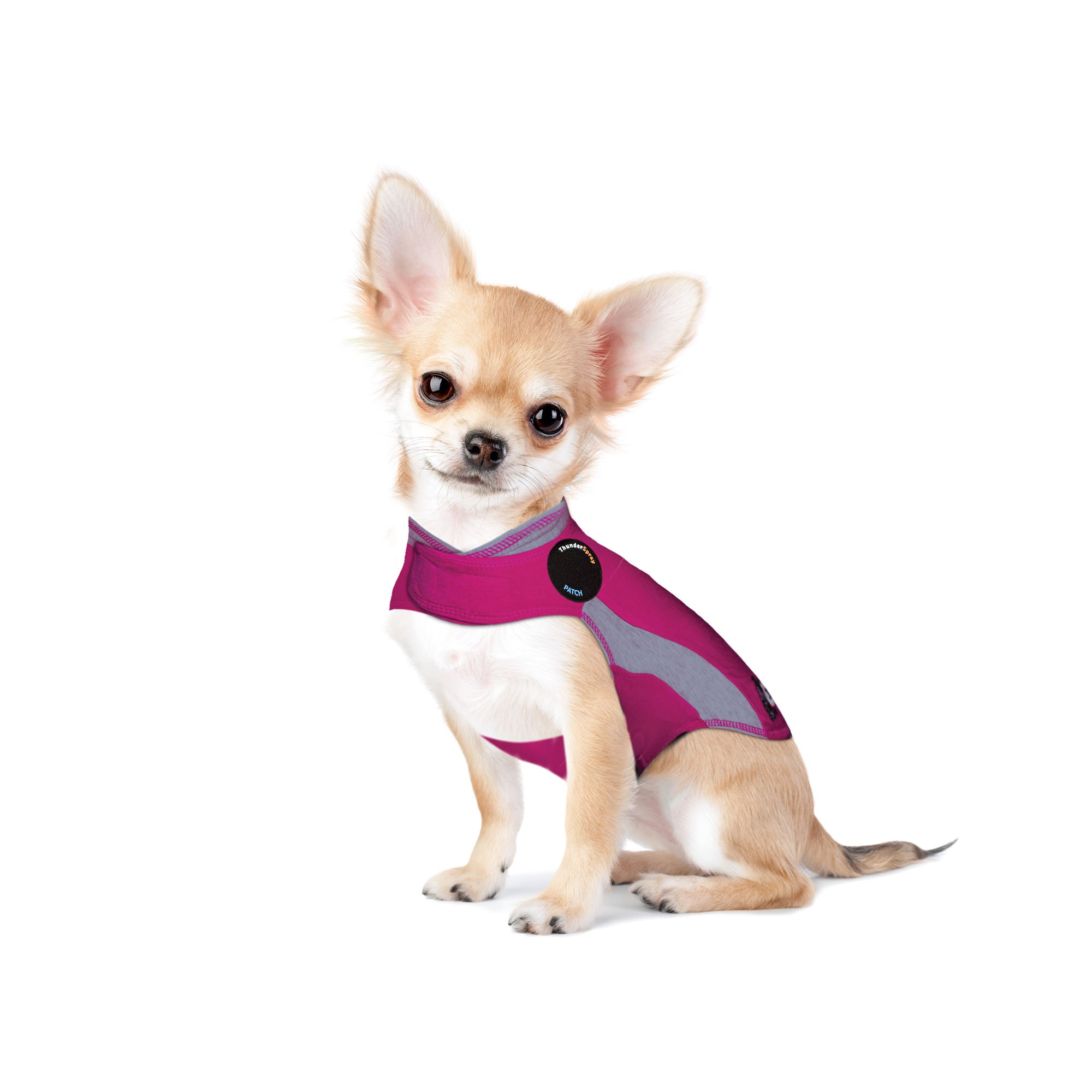 ThunderShirt for Dogs, XX Small, Pink Polo Dog Anxiety Vest in