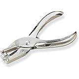Officemate 1- Hole Punch, 5 Sheet Capacity, Silver (90091)