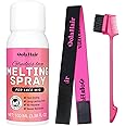 Dolahair Lace Melting Spray for GlueLess Wigs lace Bond Melting Spray Bond Adhesive Wig Glue Spray (Melting Spray/1 Band/1 Br