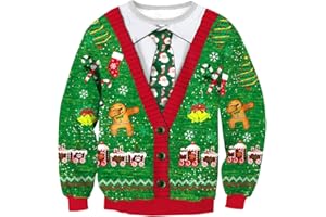 Arvilhill Men's Ugly Christmas Funny Graphic Long Sleeve Unisex Sweatshirt