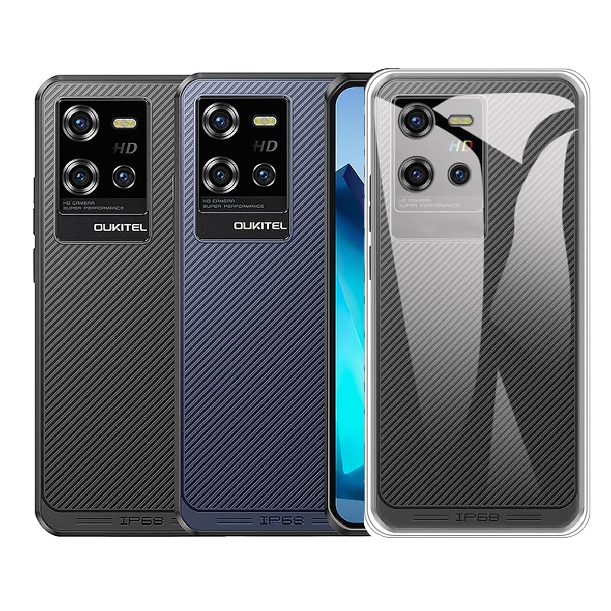 HuiYouMY Case Compatible with Oukitel WP50 Cover for Oukitel WP50, Slim Fit Soft TPU Shockproof Anti-Scratch Phone Case Cover Clear