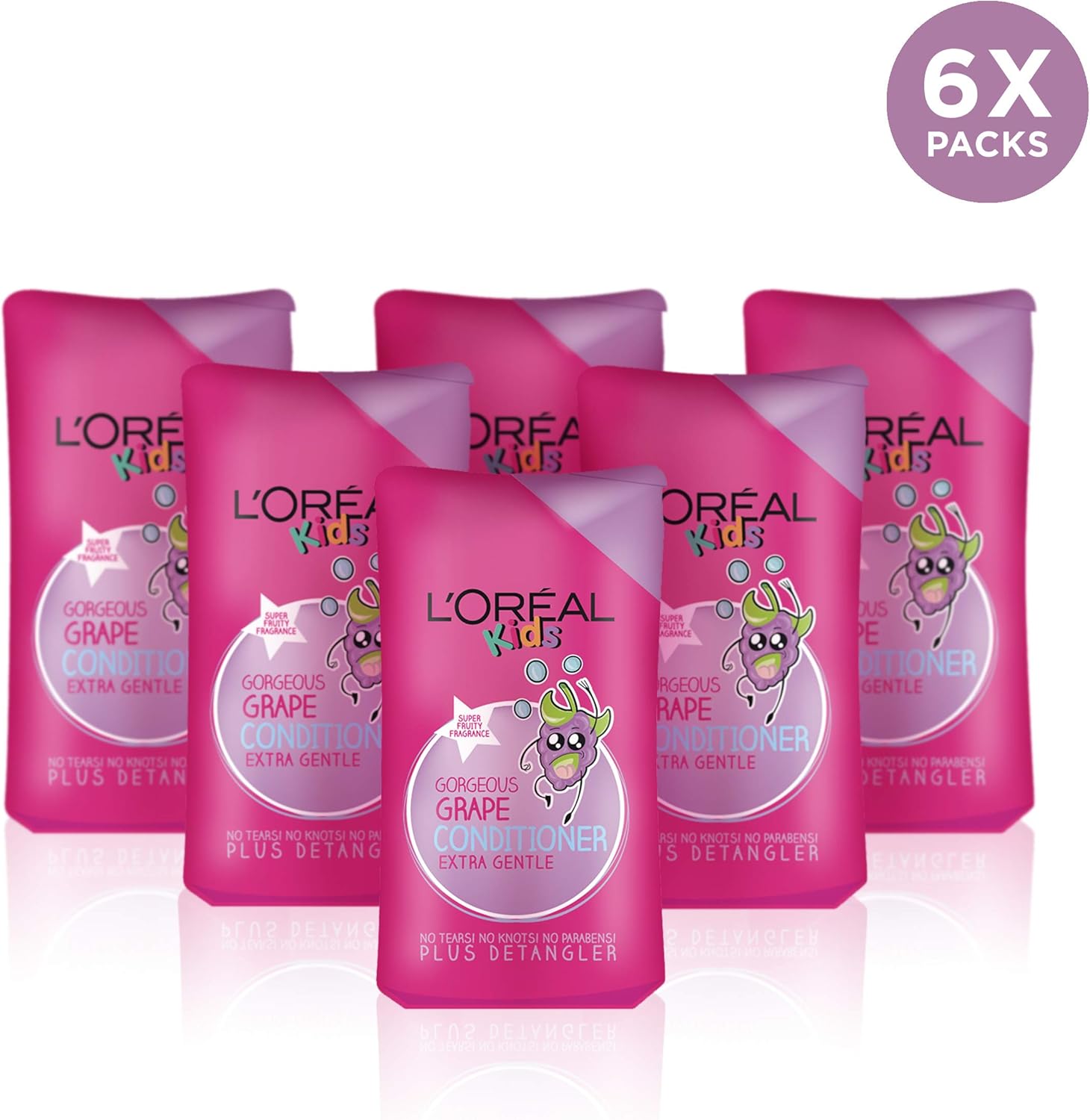 L'Oréal Kids Grape Conditioner 250ml Pack of 6 Amazon.co.uk
